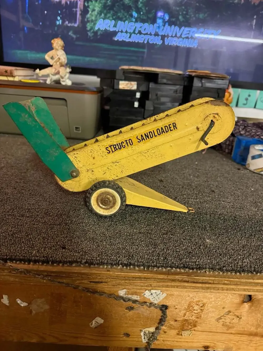 Structo Sand Loader Pressed Steel Toy 1967